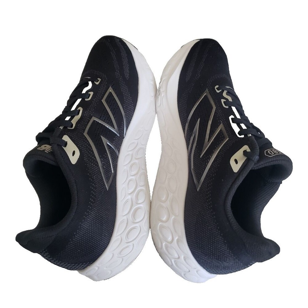 New Balance Women's Fresh Foam 680 V8 Running Shoe 8.5B Black Metallic Sneakers - Picture 9 of 12